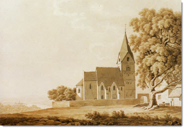 Feldkirche in Neuwied-Feldkirchen um 1830